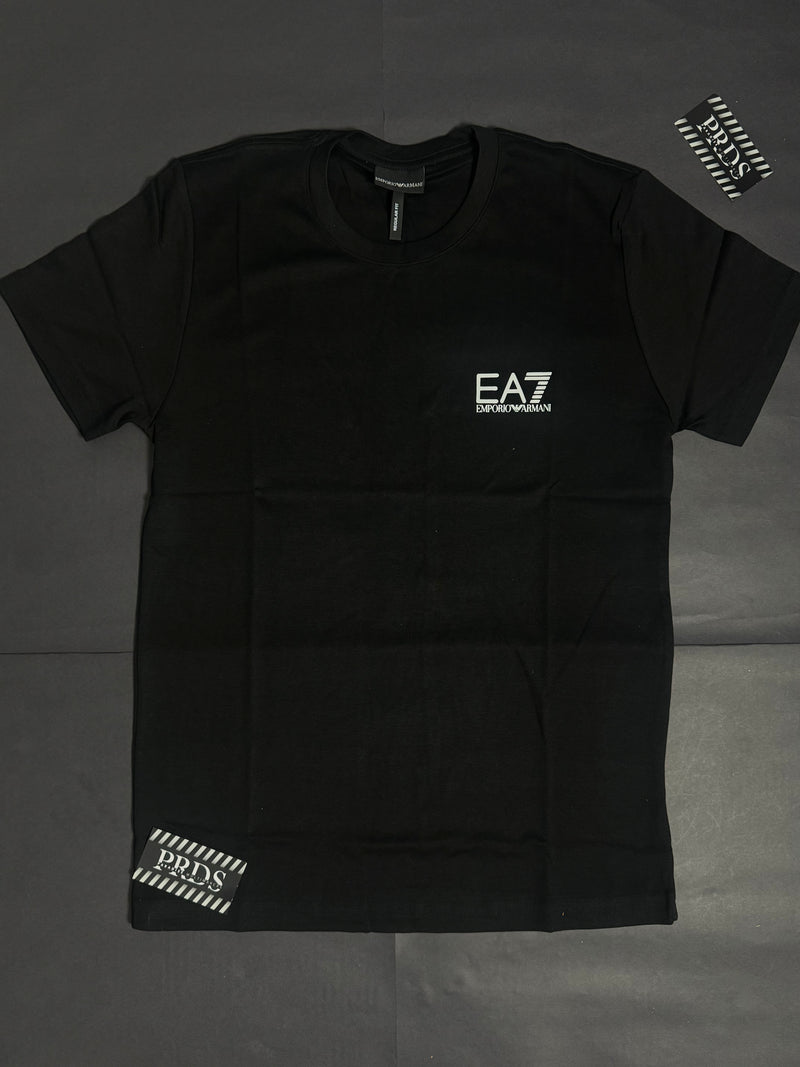 Camiseta Italiana Malha Fria - Armani - EA7 logo Emborrachado