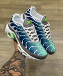 Tênis Air Max TN (Azul, Cinza e Verde)
