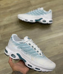 Tênis Air Max TN (Branco, Azul e Cinza)