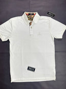 Camisa Polo Importada - Burberry (Branco)