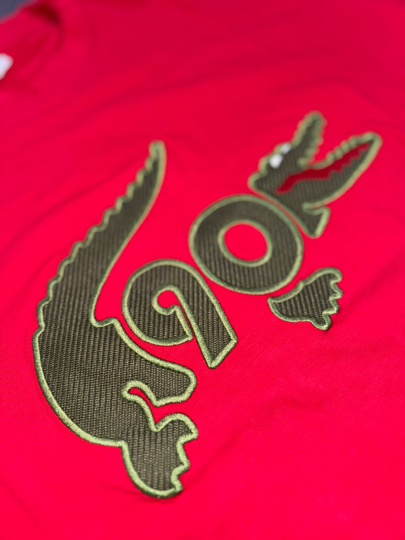 Camiseta Cotton Peruano - Lacoste Bordado 90 anos