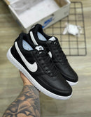 Tênis Nike Court Vision (Preto com Nike Branco)