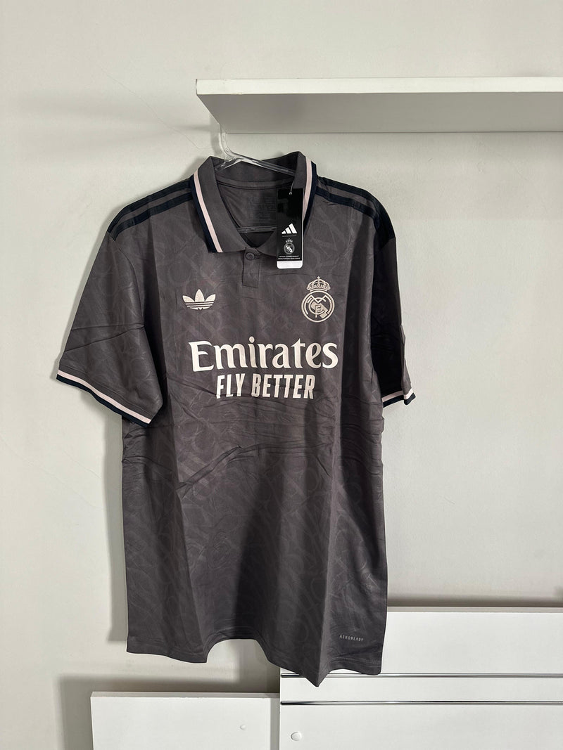 Camisa Real Madrid Cinza - Masculina